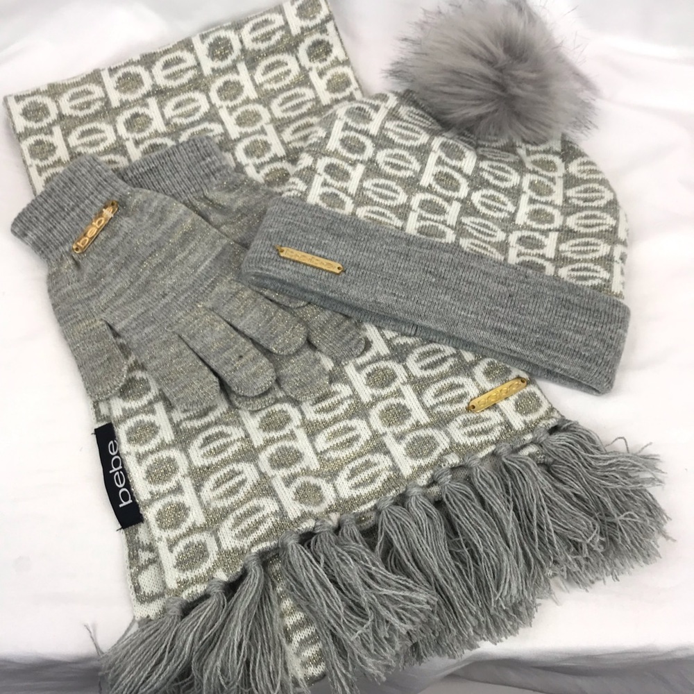 Bebe Hat, Scarf, and Gloves set K01002